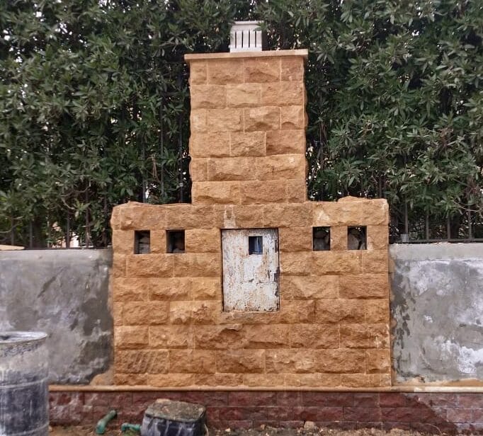 عمود جدار وش جبل