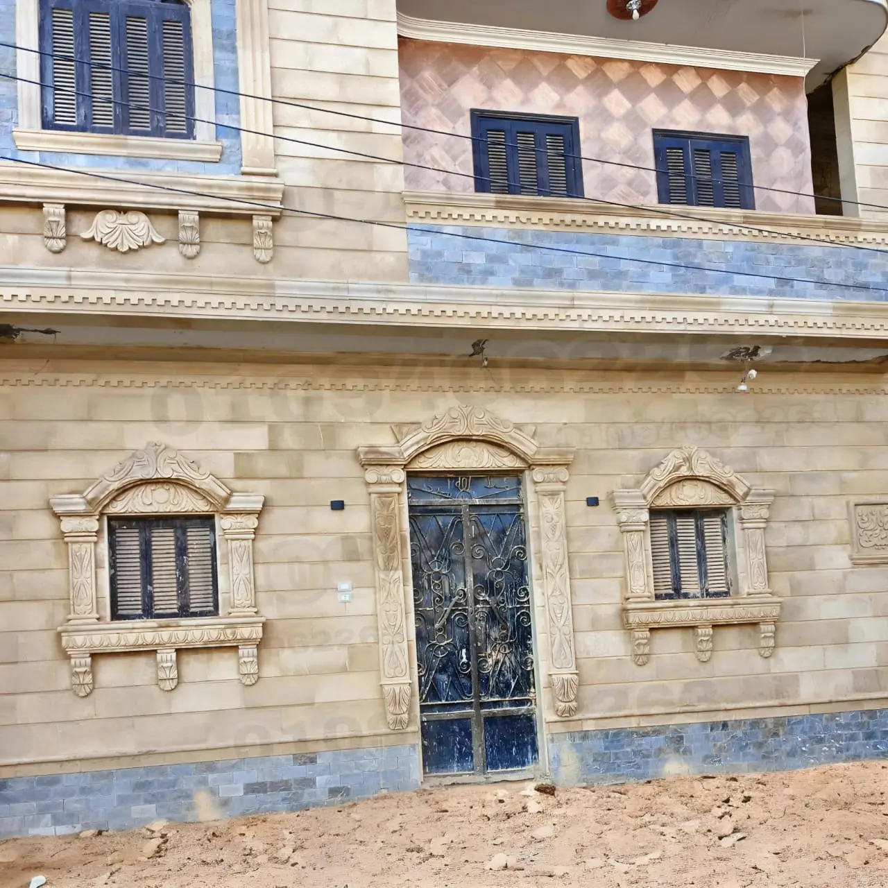 واجهة منزل حجر هاشمي الصعيد