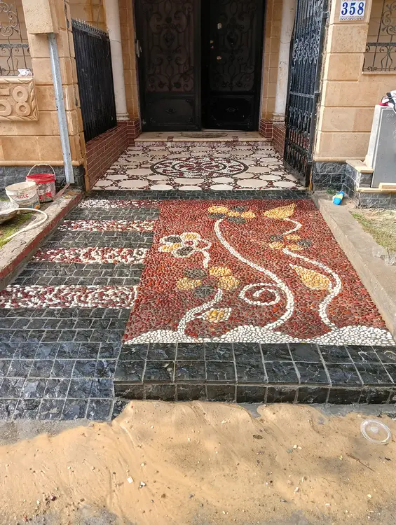 سجادة زلط ورخام مشايات