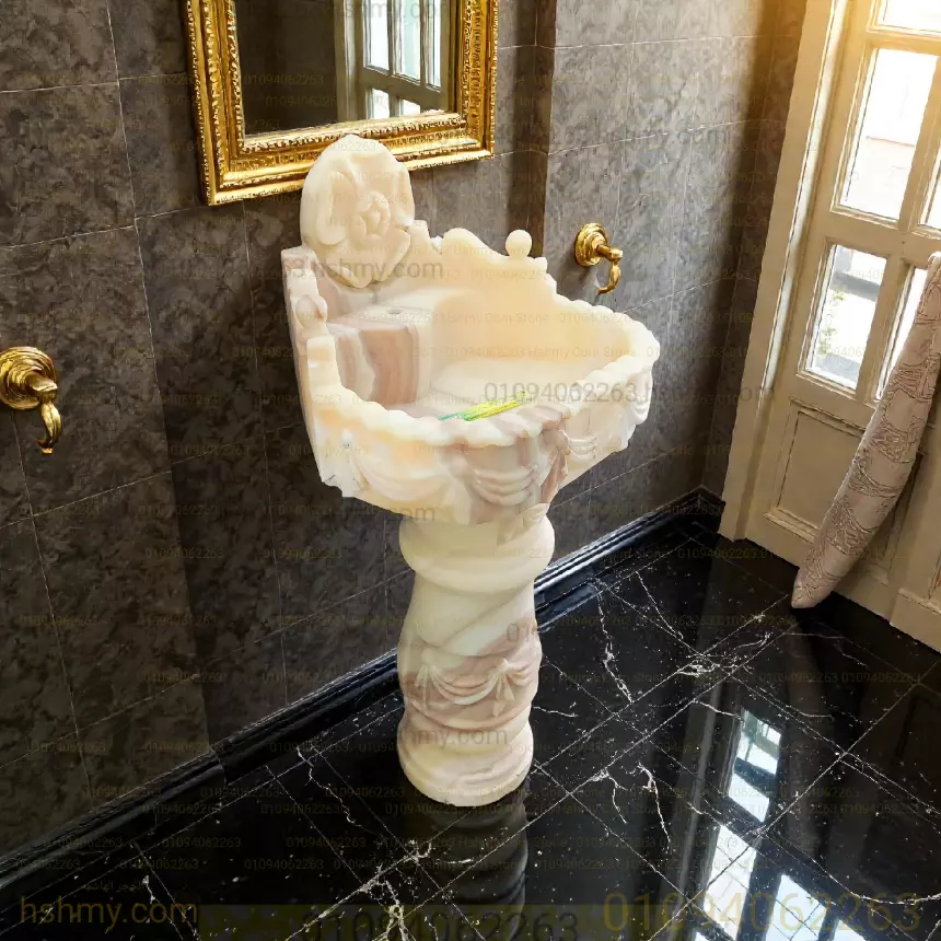 حوض ألباستر مضيء