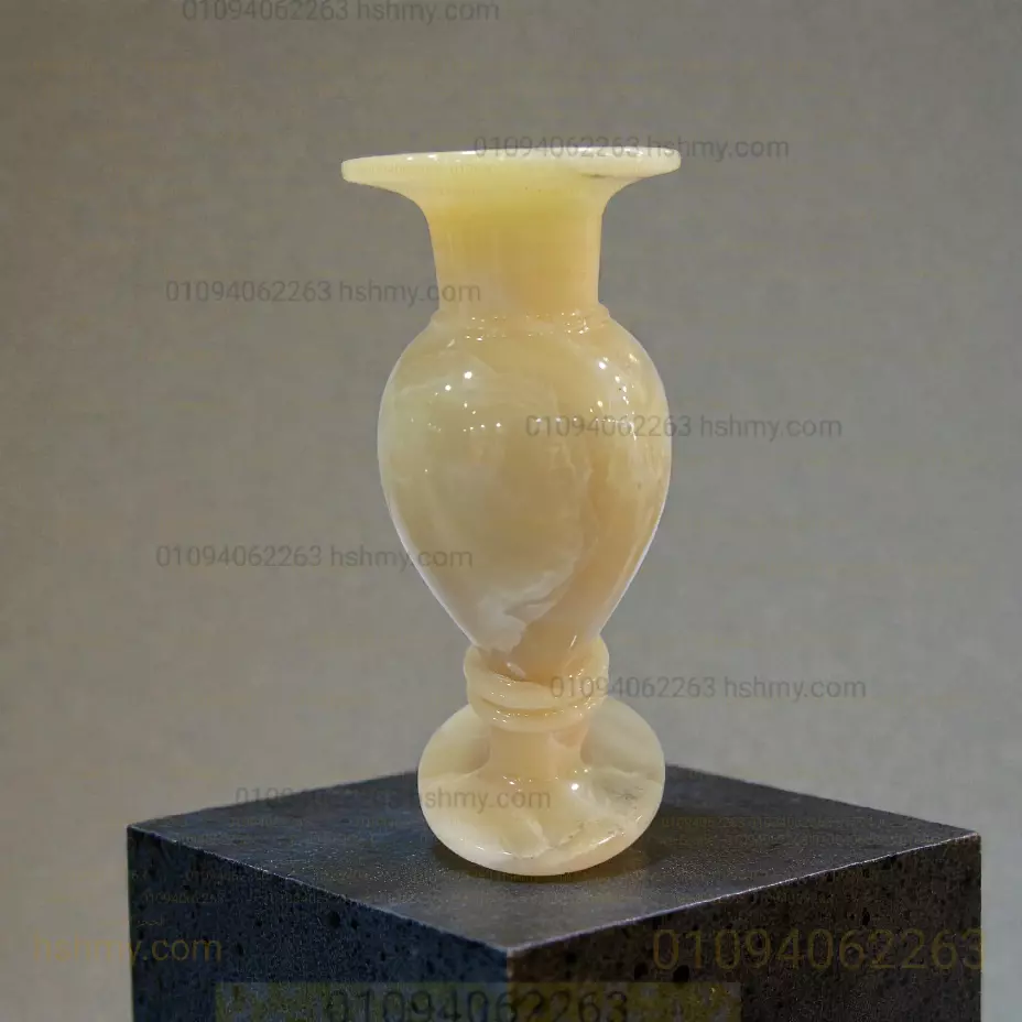 فازة أونيكس عسلي شفافة