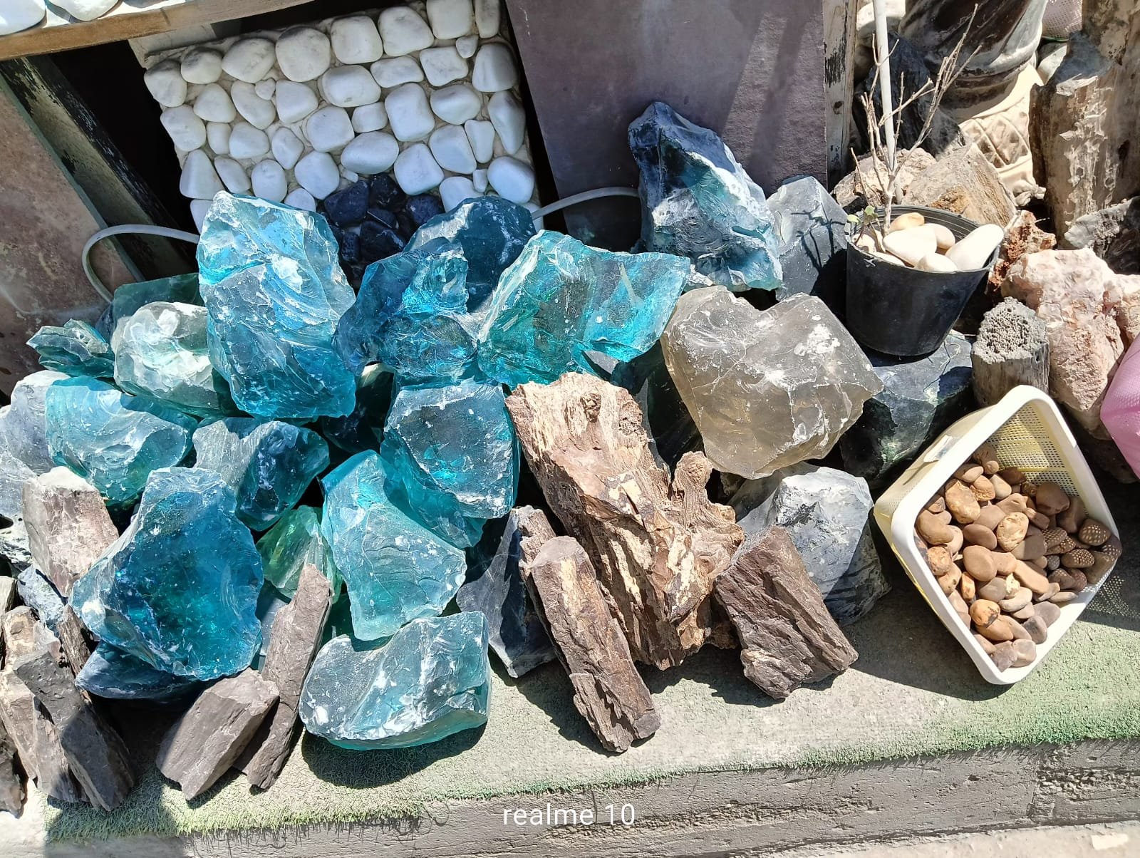صخور حدائق زينة طبيعية لتنسيق زوايا اللاندسكيب والشلالات
